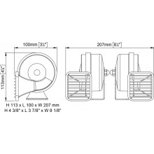 MT2-H Tromba In Coppia 12V