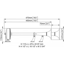 EMX1/2 Tromba In Coppia 12 V