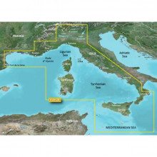 Garmin BlueChart g2 Vision HD Mediterranean Sea - Central-West