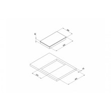 Piano Cottura Touch In Vetroceramica 2 Fuochi