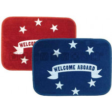 Tappeto "Welcome Aboard" Blu