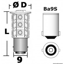 Lampadina Led BA9S - 0,85W