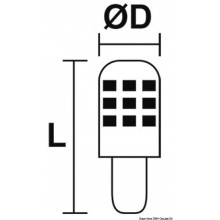 Lampadina Led SMD E14 - 2,5W