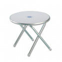 Tavolo Tondo Pieghevole Con Decoro Marino 60 cm