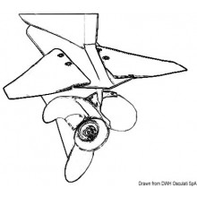 Stabilizzatore/Sostenitore Hydroboat Per Motori Fino A 200HP