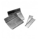 Coppia Piastre Flaps Acciaio Inox 450x300 Mm