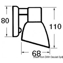 Faretto Alogeno BATSYSTEM " Opal II"