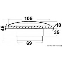 Luce Da Incasso "Courtesy Light" Per Pozzetto 12V