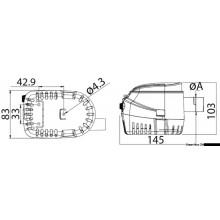 Pompa Di Sentina Europump G600 - 12V Automatica