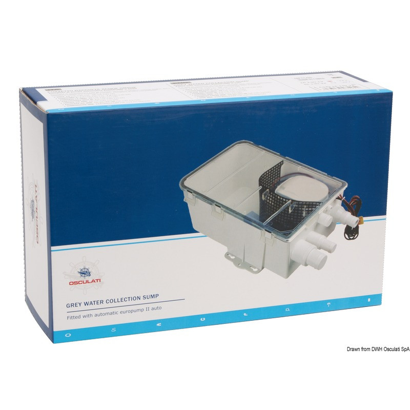 Pozzetto Raccolta Acque Grigie Completo Di Pompa Automatica Europump
